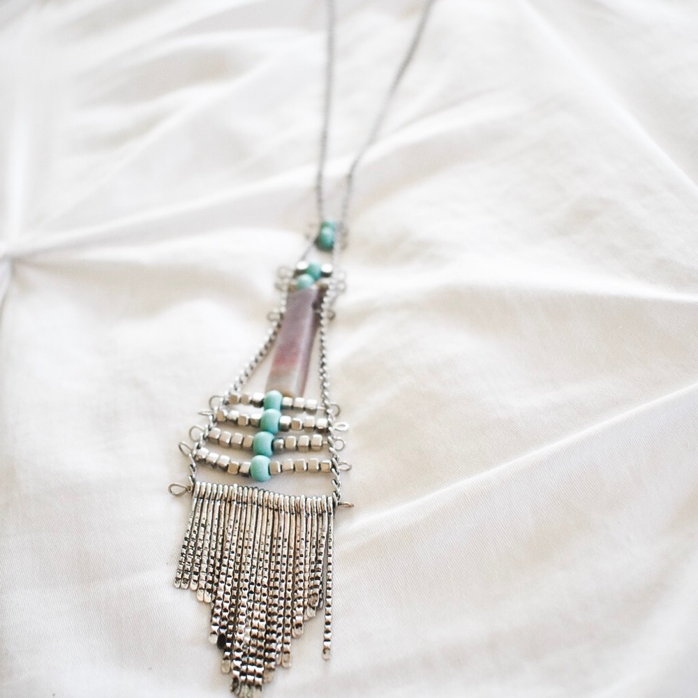 Boho costume jewelry necklace